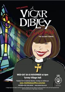 tats turvey vicar of dibley poster november 2019