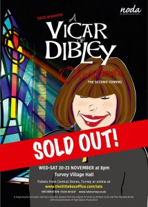 TATS Turvey sold out vicar of dibley poster
